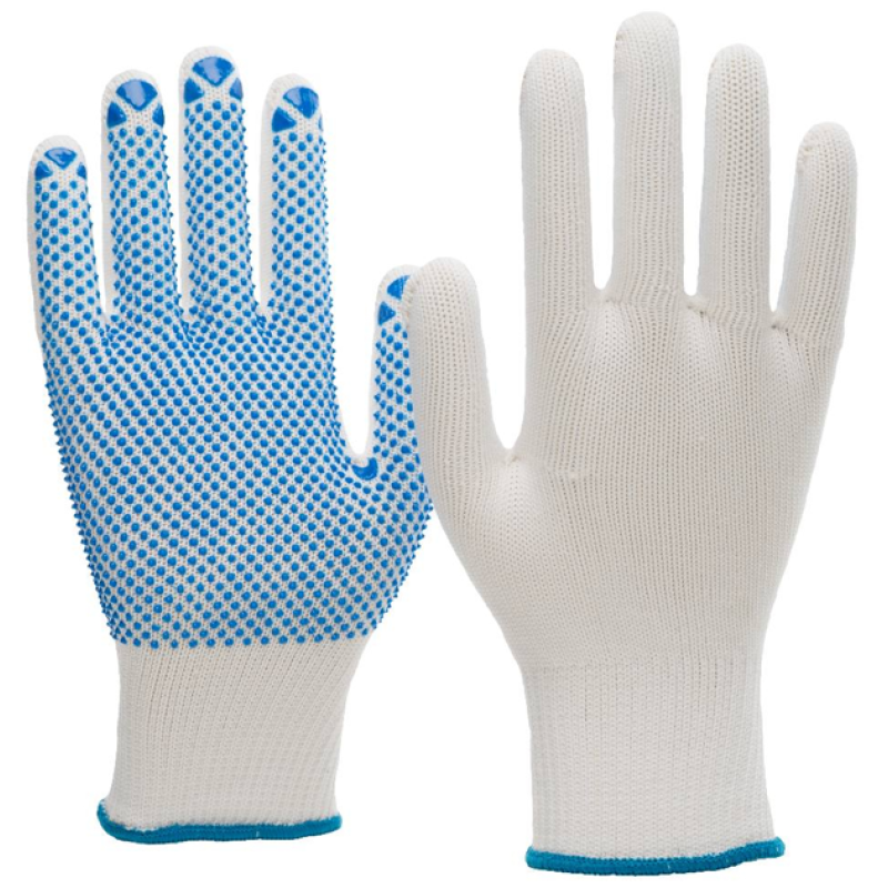 Manusi protectie subtiri #10 XL, PICOURI, ALB-ALBASTRE MX836