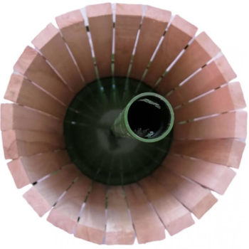 Teasc, presa din lemn pentru zdrobit struguri, fructe, 40L Lider Premium MX954