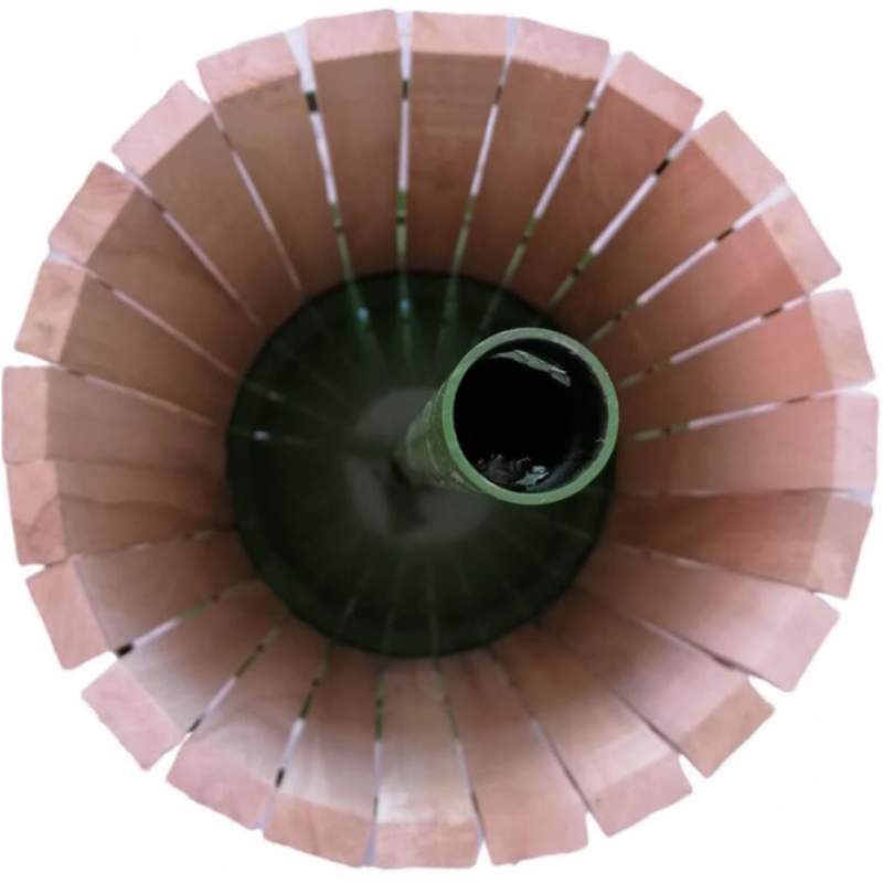 Teasc, presa din lemn pentru zdrobit struguri, fructe, 40L Lider Premium MX954