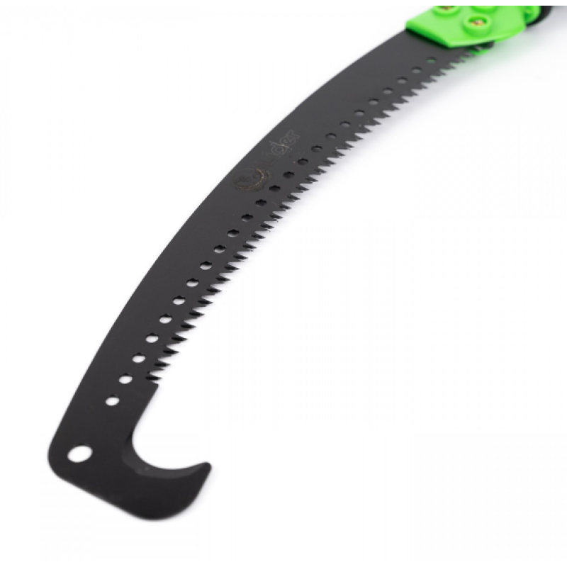 Fierastrau gradina curbat, negru cu carlig si maner verde, 33cm LIDER MX788