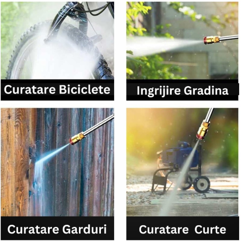 Aparat de spalat cu presiune, 2 baterii 48V, portabil Lider MX868