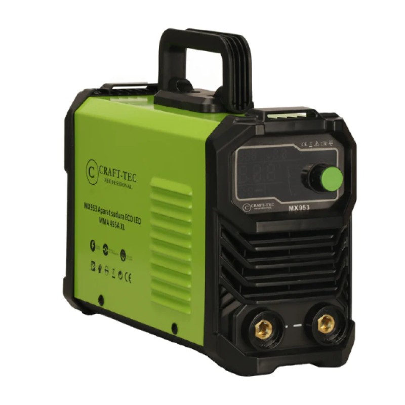 Aparat sudura CRAFT-TEC ECO LED MMA 495A XL, cablu 3m MX953