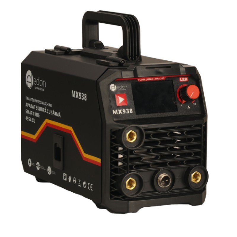 Aparat sudura SARMA EDON SMART MIG 495A XL, tehnologie FCAW, cablu 2M MX938