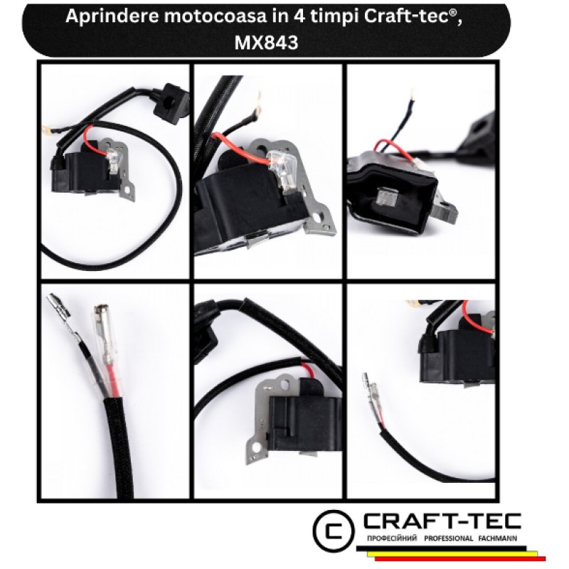 Aprindere motocoasa in 4 timpi GX35 MX844