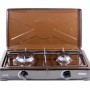 Plita gatit / aragaz portabil emailat cu 2 arzatoare maro Nurgaz
