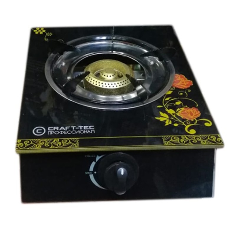 Plita gatit - aragaz din STICLA cu 1 arzator ,Craft-tec, MX137