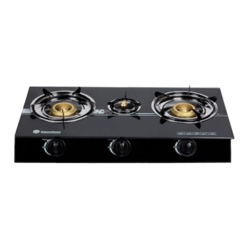 Plita gatit - aragaz din STICLA cu 3 arzatoare, 3081 Craft-tec, MX136