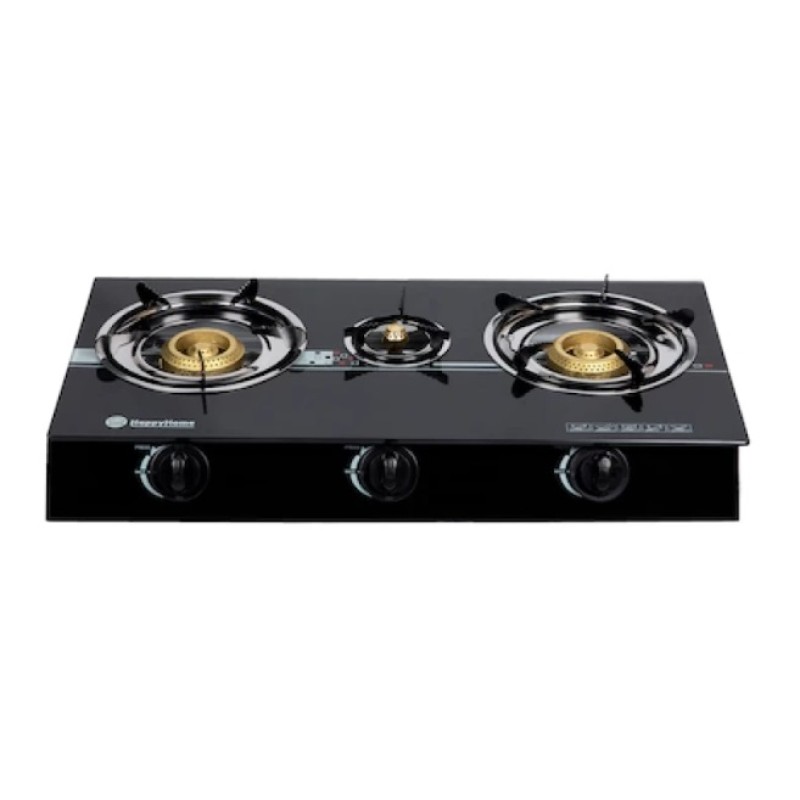 Plita gatit - aragaz din STICLA cu 3 arzatoare, 3081 Craft-tec, MX136