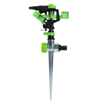 Aspersor PLASTIC cu suport metal  cu 6 moduri dispersie prin bataie MX252