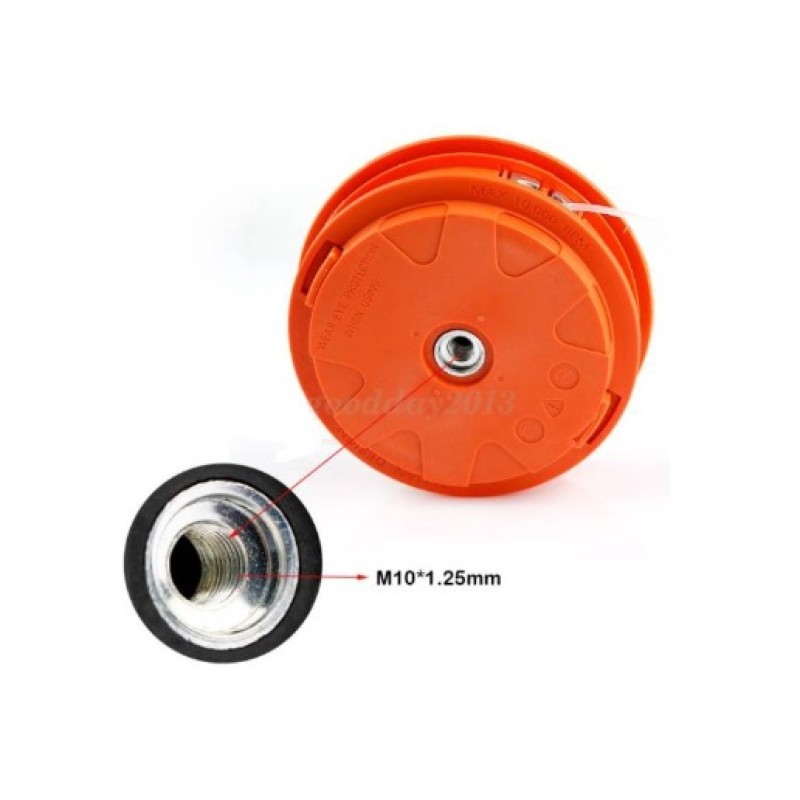 Tambur motocoasa Garden, cap ALUMINIU M10,Profesional, pas 1.25 MX149