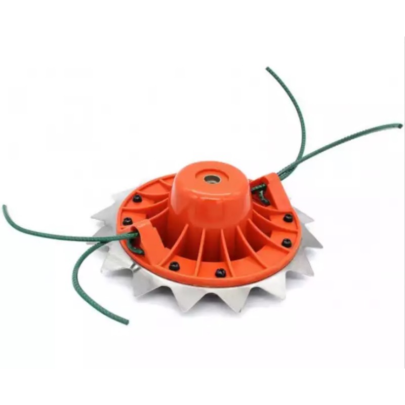 Tambur motocoasa cap 2 in 1 cu disc zimtat si fir (tipla nou) MX220