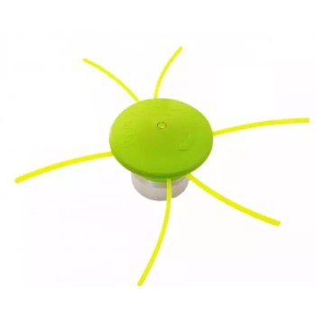 Tambur motocoasa ALUMINIU + PLASTIC 6 FIRE ,VERDE, cap universal CRAFT-TEC MX146