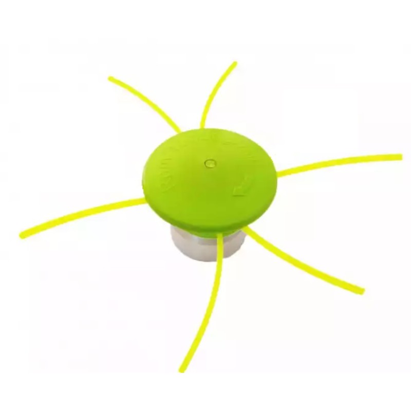 Tambur motocoasa ALUMINIU + PLASTIC 6 FIRE ,VERDE, cap universal CRAFT-TEC MX146