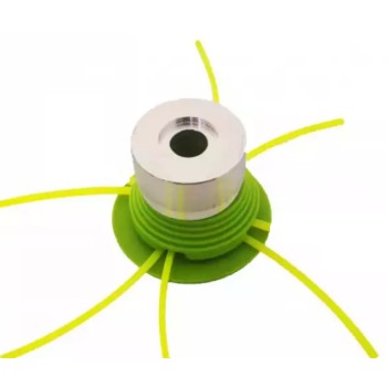 Tambur motocoasa ALUMINIU + PLASTIC 6 FIRE ,VERDE, cap universal CRAFT-TEC MX146