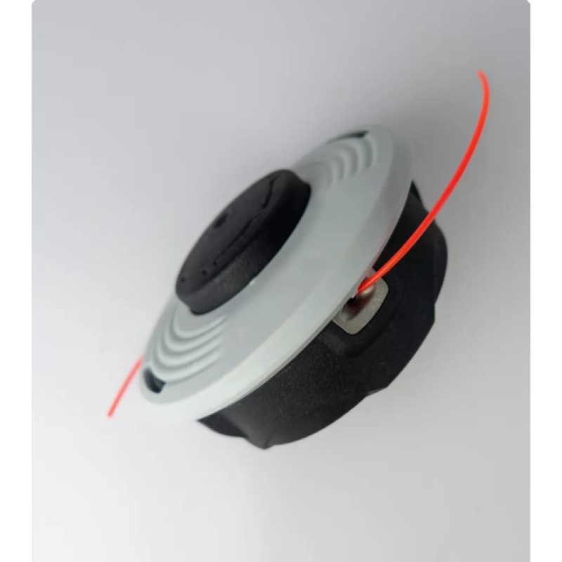 Cap tambur motocoasa M12 x 1.5mm alb/negru MX768 plastic