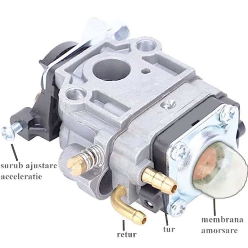 Carburator MOTOCOASA cu gaura mare Craft-tec MX190