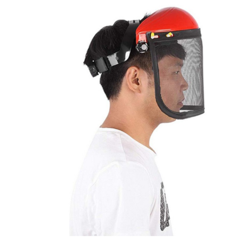 Casca protectie MOTOCOASA, viziera din PLASA MX177