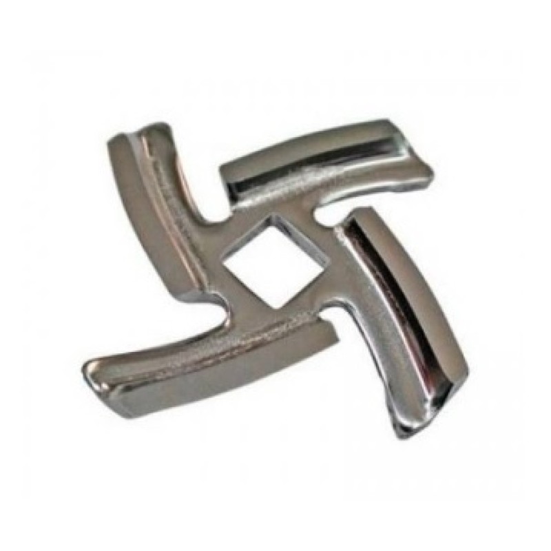 Cutit din inox pentru masina tocat carne electrica cu interior patrat nr. 12 MX585