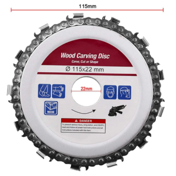 Disc cu lant pentru polizor unghiular 115 x 22, diametru 4'' MX456