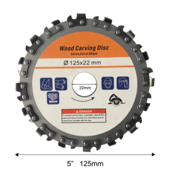Disc cu lant pentru polizor unghiular 125 x 22, diametru 5'' MX457
