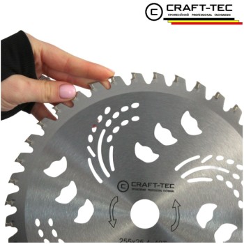 Disc motocoasa NR 10, 255x25.4x40T arbusti, dinti vidia, model SPECIAL MX1018