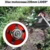 Disc motocoasa NR 10, 255x25.4x40T arbusti, dinti vidia, model SPECIAL MX1018