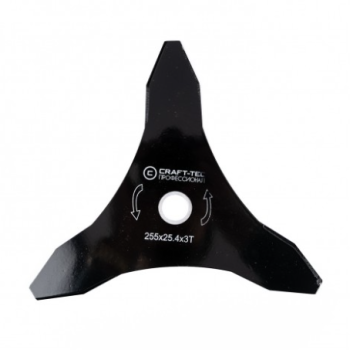 Disc motocoasa cu 3 taisuri, 3T, 255 X 25.4 CURBAT Craft-Tec MX181