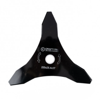 Disc motocoasa cu 3 taisuri, 3T, 255 X 25.4 CURBAT Craft-Tec MX181