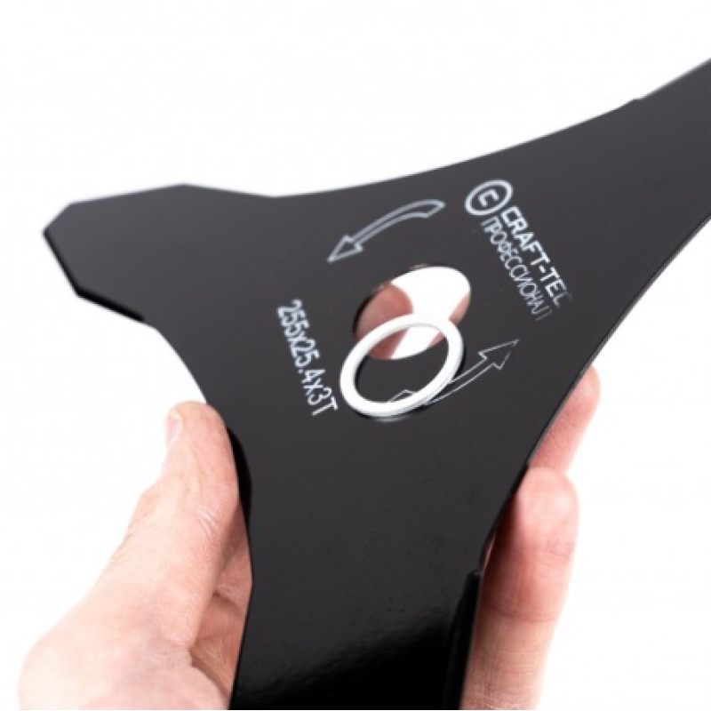 Disc motocoasa cu 3 taisuri, 3T, 255 X 25.4 CURBAT Craft-Tec MX181