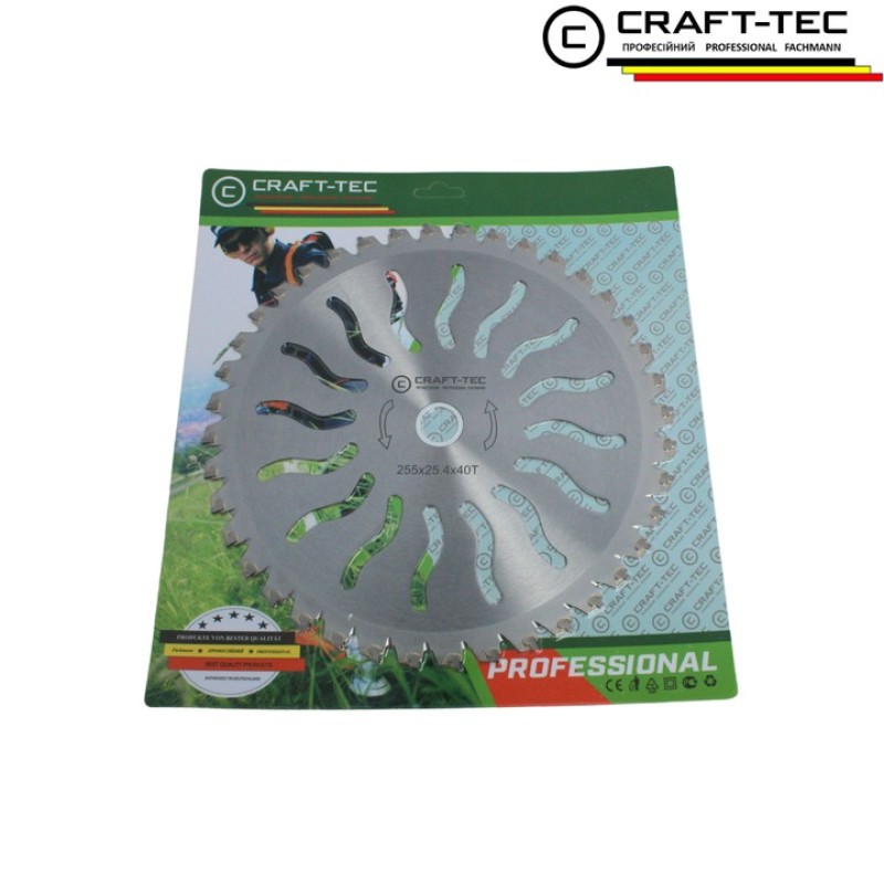 Disc motocoasa NR 10, 255x25.4x40T arbusti, dinti vidia, model SOARE MX1017