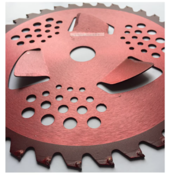 Disc motocoasa NR 10, 255X40T cu vidia si ARIPIOARE, ROSU Craft-tec MX629