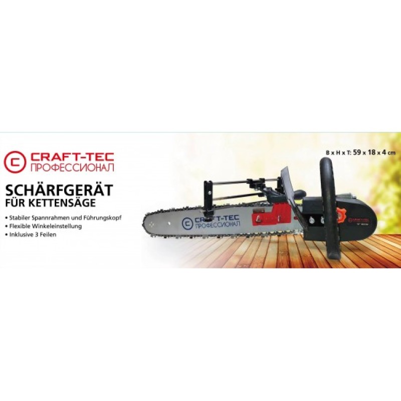 Dispozitiv manual  ascutit lantul de drujba Craft-tec MX045