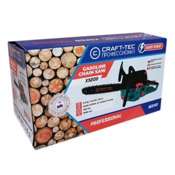 Drujba benzina Craft-Tec 5200 3.4hp,2.5kw, 52cc, lama 40 cm MX141