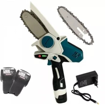 Fierastrau lant 4'' Craft-tec  2 acumulatori 48V  ALBASTRU MX678