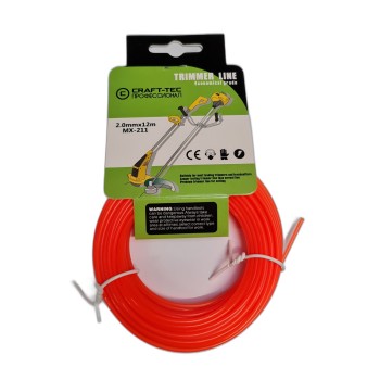 Fir motocoasa 2 mm ROTUND 12m CRAFT-TEC MX211