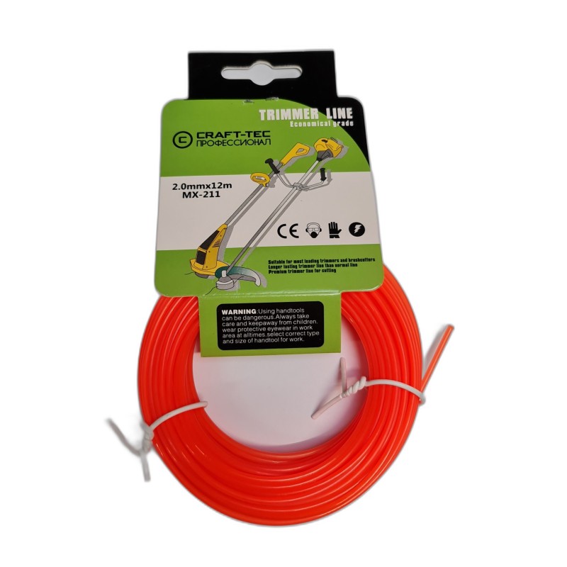 Fir motocoasa 2 mm ROTUND 12m CRAFT-TEC MX211