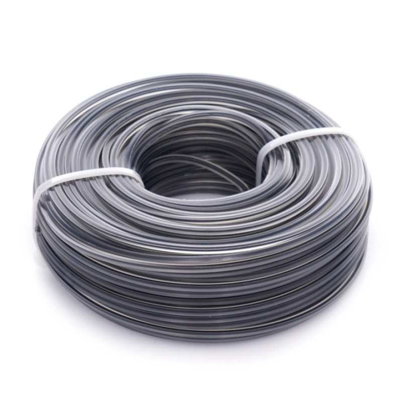 Fir motocoasa 2.7 mm INSERTIE CARBON PATRAT 15M MX927