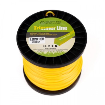 Fir motocoasa rola 100 m 2.4 mm Craft-tec MX654