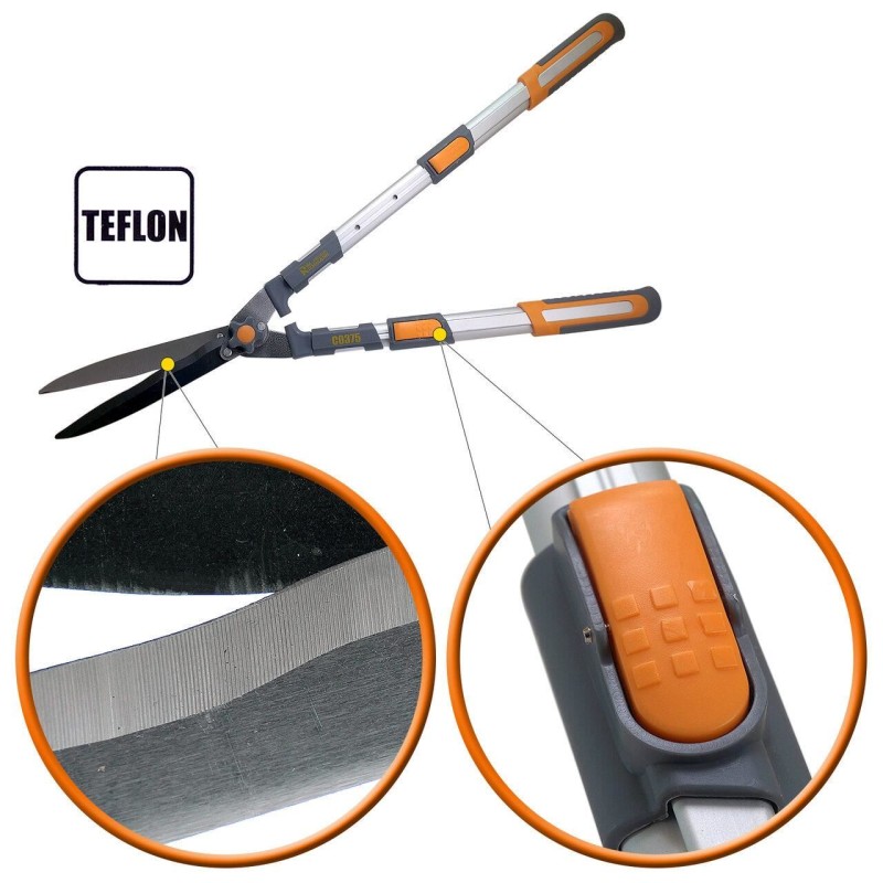 Foarfec extensibil pentru gard viu , din aluminiu, 67-98cm MX329