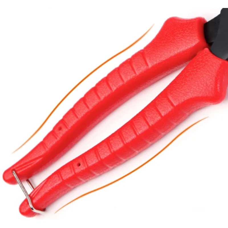 Foarfec multifunctional de tuns oi, trandafiri, animale, caini, maner ROSU 13'' MX1636