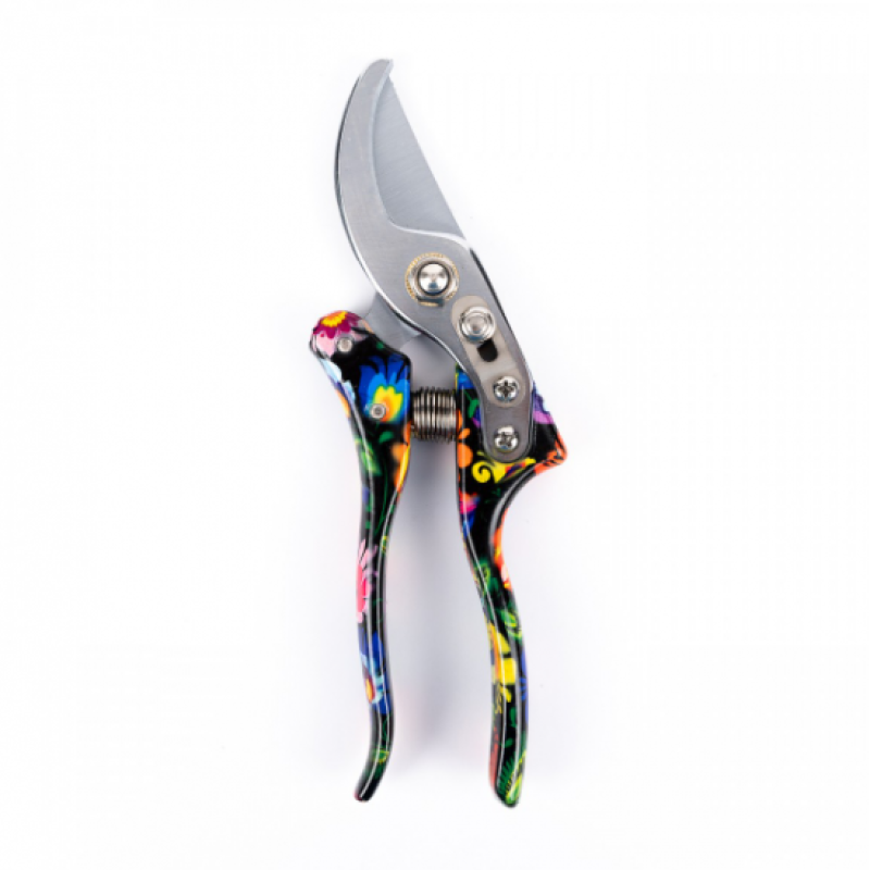 Foarfeca vie, model AUTOMAT cu FLORI, ULTRA, NEGRU MX793