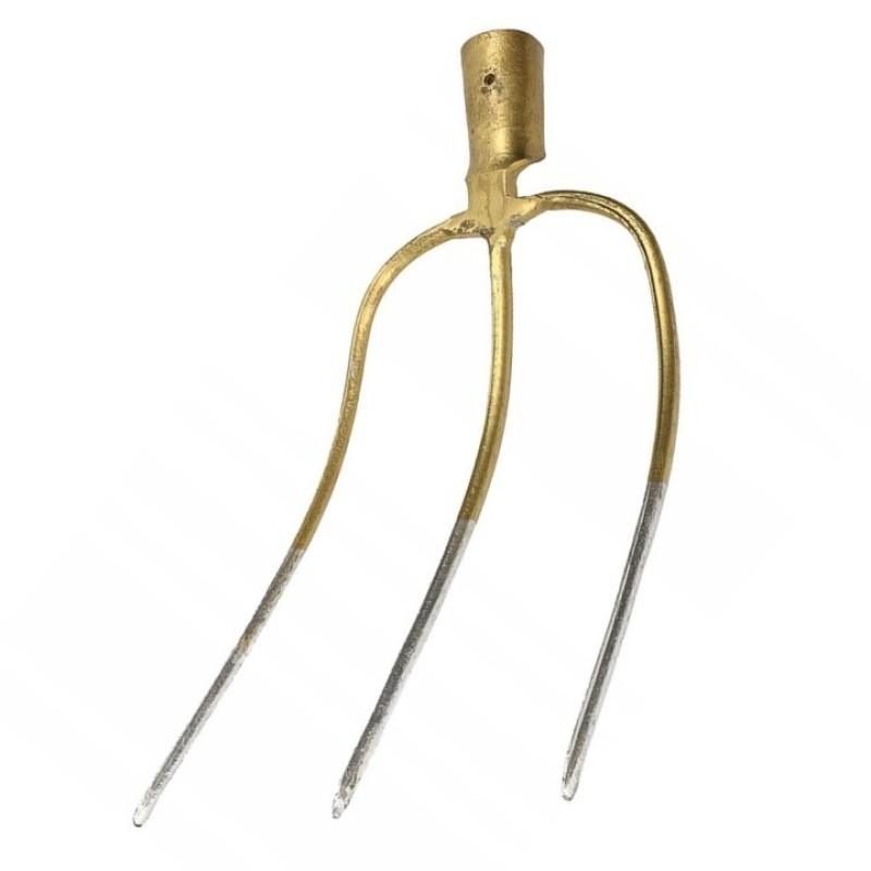 Furca 3 coarne, NEGRU CU GALBEN, MX1321