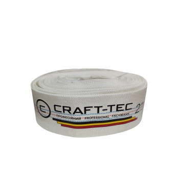 Furtun pompier 2'' 20M 8 BARI, ALB, fara CUPLE, ambalat la cutie, Aqua-Craft MX1215