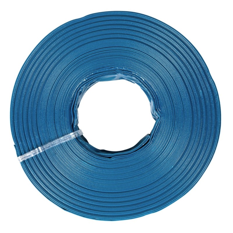 Furtun apa refulare flat PVC 2" 50 m albastru MX390