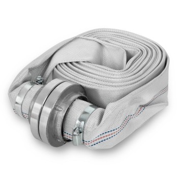 Furtunul de pompier 2'' 20 m, 8 bari, alb, cu cuple MX452