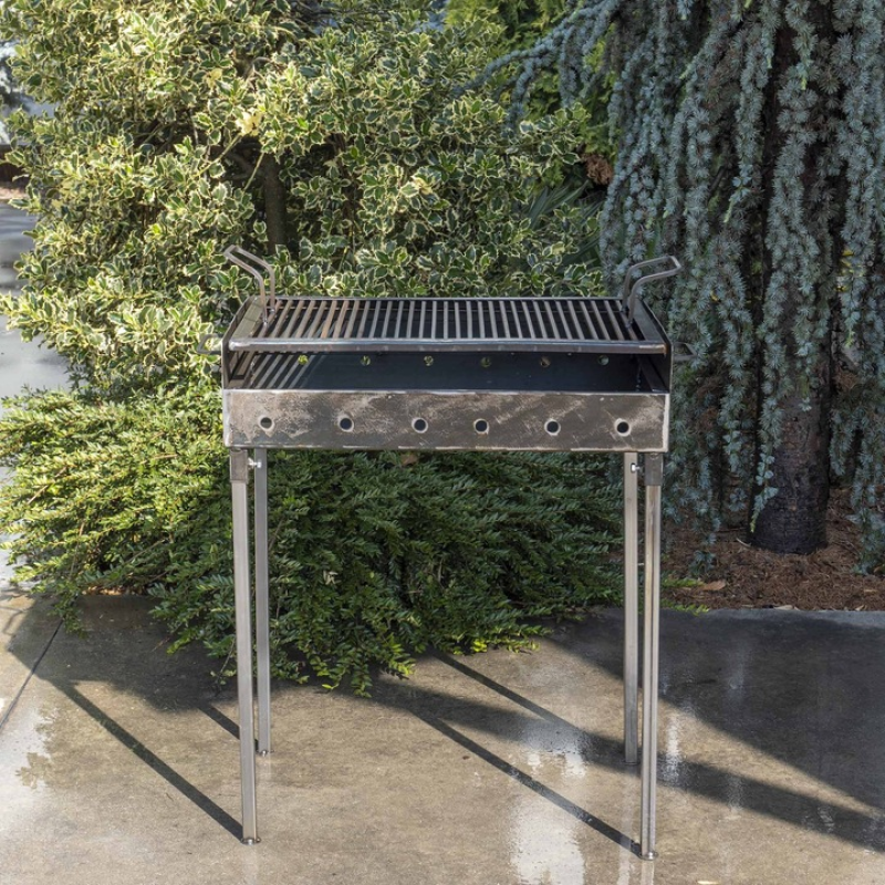 Gratar gatit metalic pe carbuni 60*40  *2*2 NIVELE, REGLABIL  MX1070