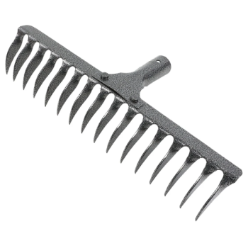 Grebla 16 dinti, metal, fara coada, MX229