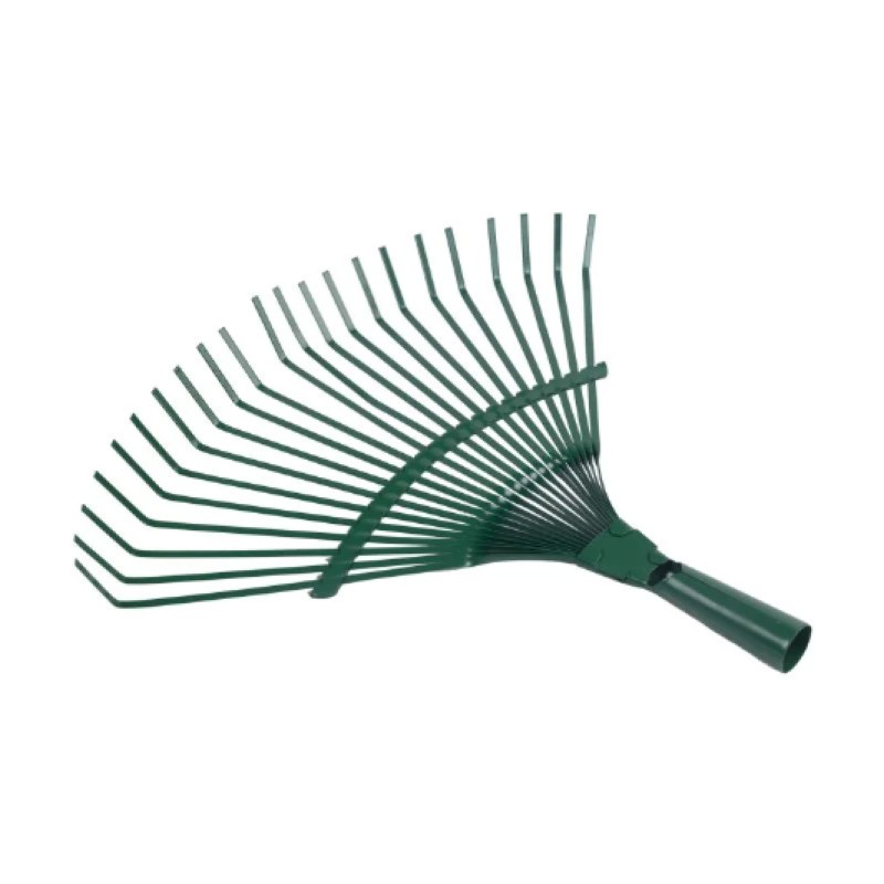 Grebla frunze, Metal, fara coada, latime 42cm, VERDE MX791