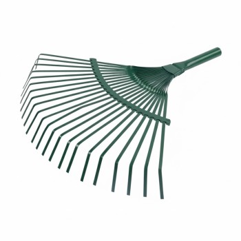 Grebla frunze, Metal, fara coada, latime 42cm, VERDE MX791