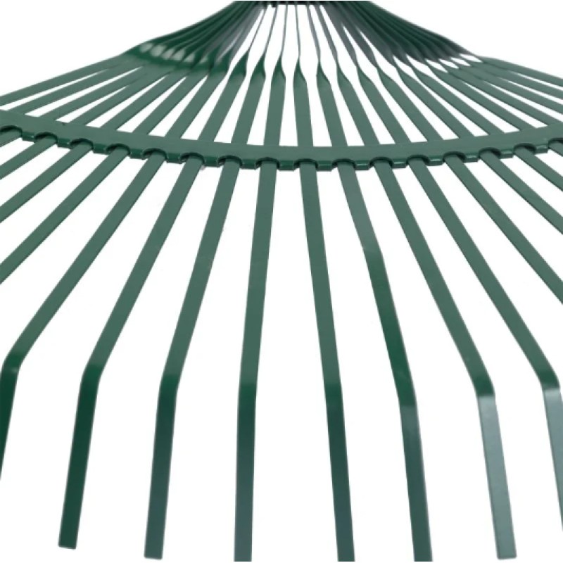 Grebla frunze, Metal, fara coada, latime 42cm, VERDE MX791